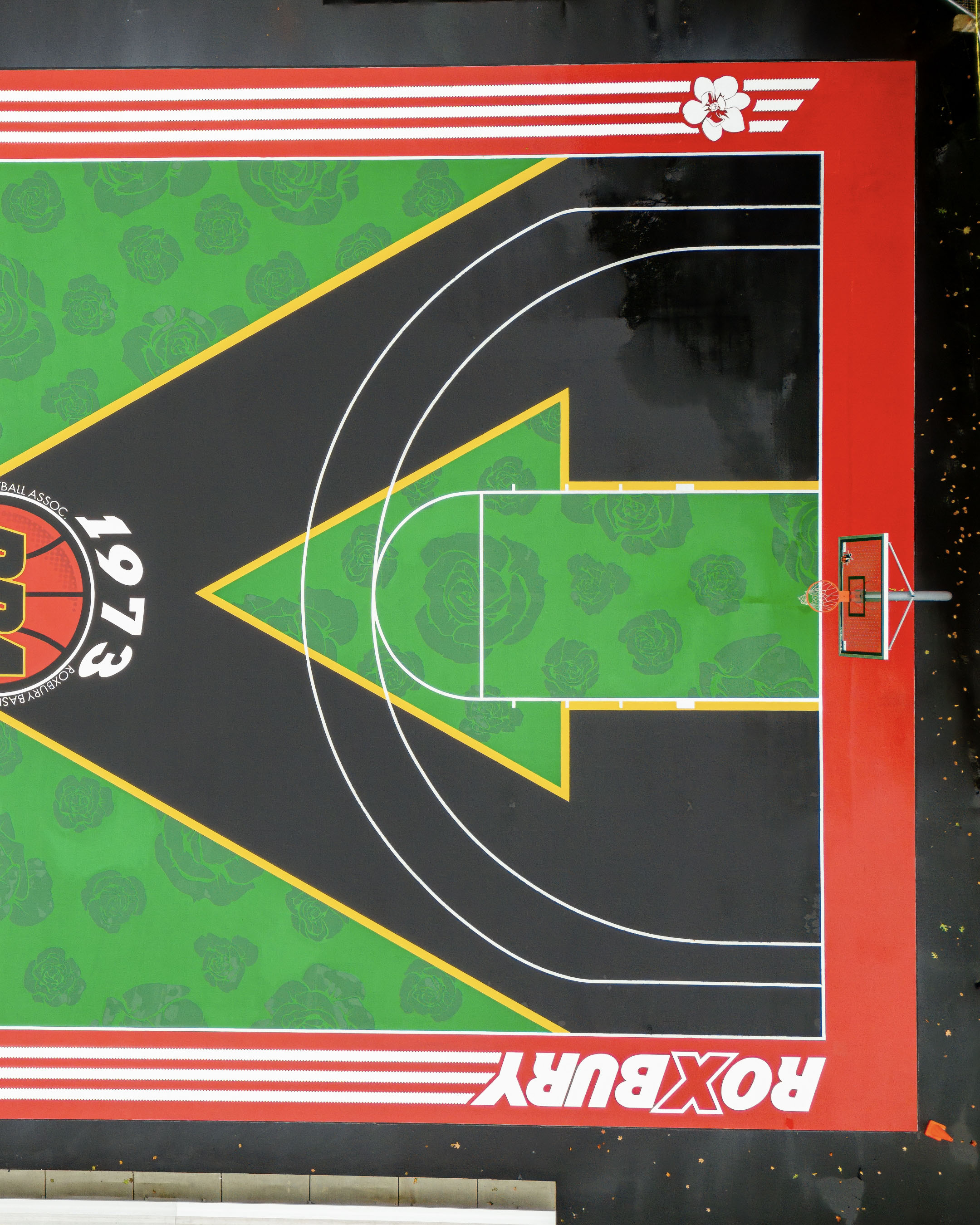 Second half of completed mural