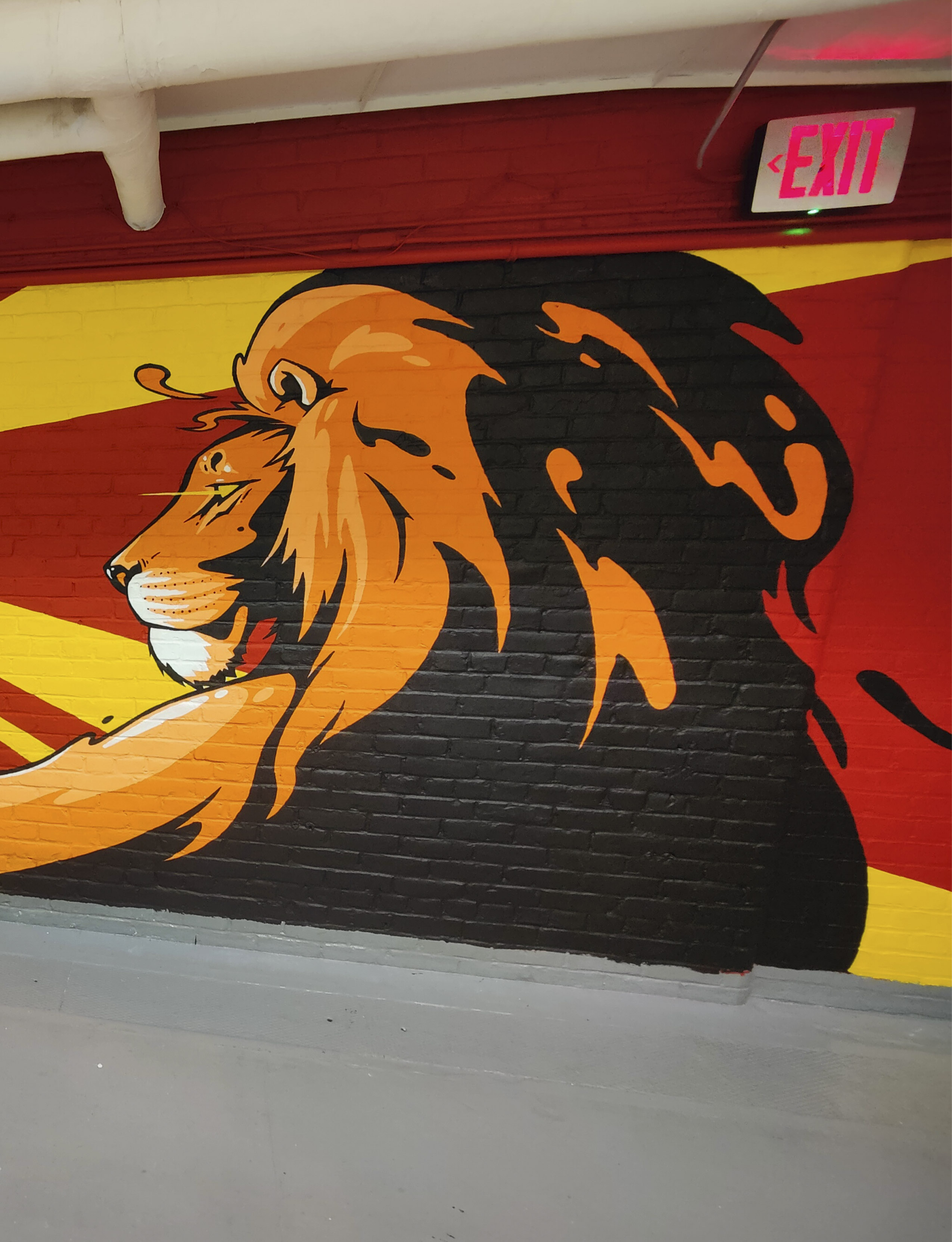 Second half of mural